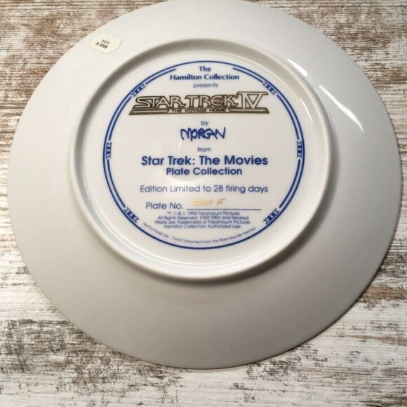 Star Trek IV Hamilton Collection Plate ~ The Voyage Home 1994 Collectors Plate - Picture 3 of 8